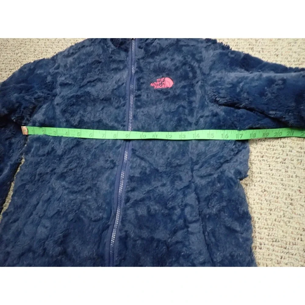 The North Face Reversible Jacket Girls Large‎ 14/16 Pink Navy Excellent Puffer